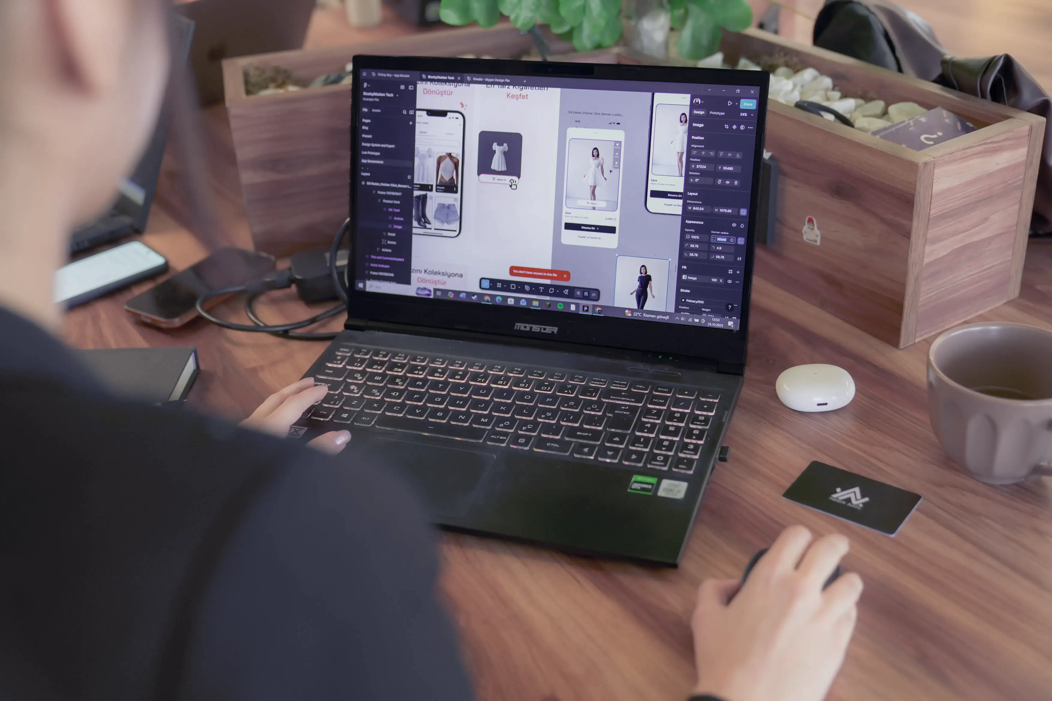 Design: shaping the interface for a build